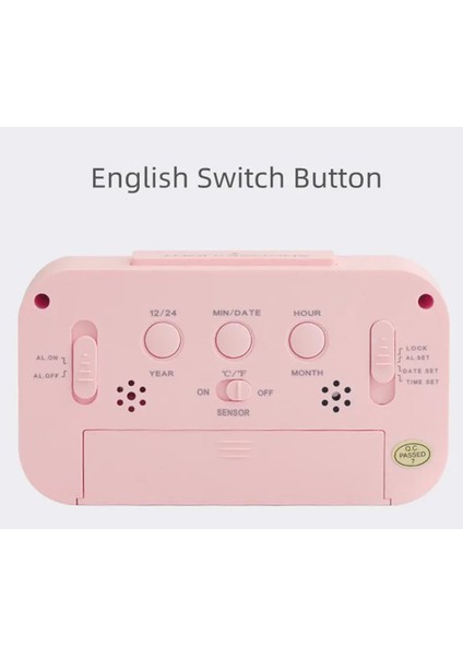 Işık Sensörlü Termometreli Alarmlı Dijital Masa Saati fırsatları