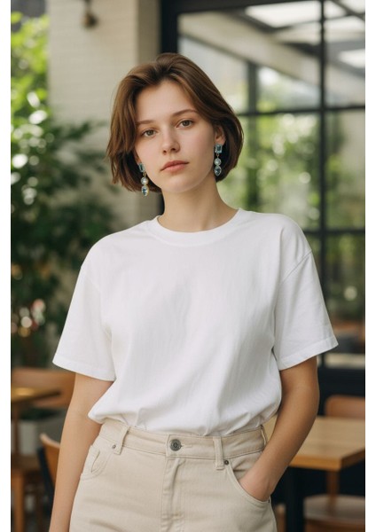 El Işçiliği 925 Ayar Gümüş Kasa Doğal Aquamarine Taşlı Zarif Küpe modelleri