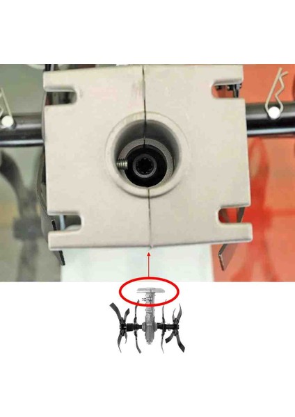 Tırpan Yedek Çapa Aparatı Bıçağı Mtp2 Toprak Işleme Belleme Çapalama 9 Diş 26 mm Uyumlu modelleri