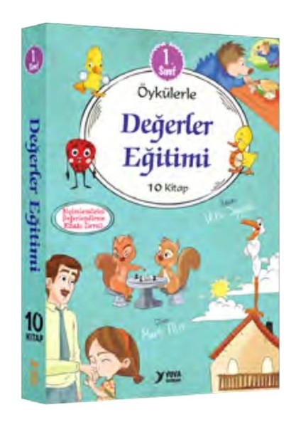 Öykülerle Değerler Eğitimi 1. Sınıflar Için 10 Kitap Set