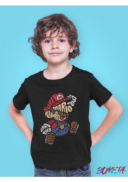 Mario Super Mario Ateri Kaset Game Çocuk Tişört T-Shirt fiyatları