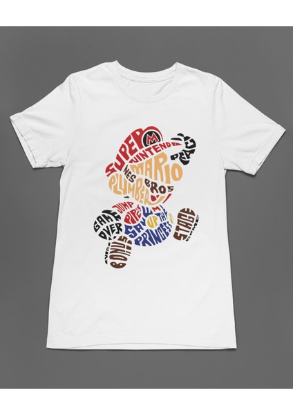 Mario Super Mario Ateri Kaset Game Unisex Tişört T-Shirt fiyatları