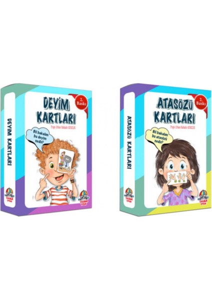 Deyim Kartları + Atasözü Kartları Set - Cihan Bahadır Gürelik - Yeni Basım