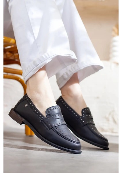 3780 Zımba Detaylı Loafer Kadın Ayakkabı modelleri