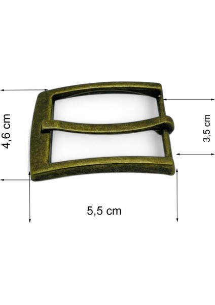 Kemer Tokası 3,5 cm Antik Renk 1 Adet (Leathercraft, Deri Hobi) modelleri