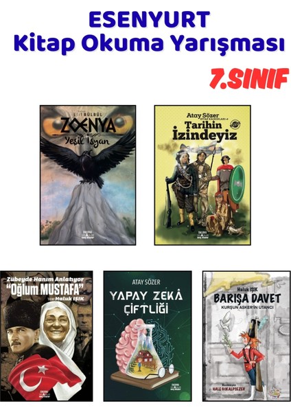 Esenyurt Kitap Okuma Yarışması 7.sınıf Kitapları, 5 Kitap Set, 7.sınıf Masal Öykü
