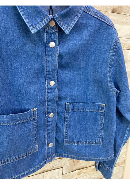 Kız Çocuk Jean Ceket Indigo Model fiyatları