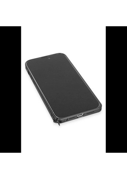 iPhone 15 Pro Max Kılıf Metal Bumper Magneticsafe Kapak