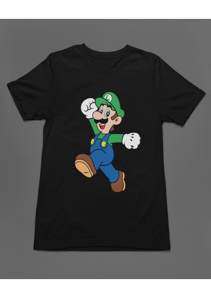 Super Mario Luigi Unisex Tişört T-Shirt fiyatları