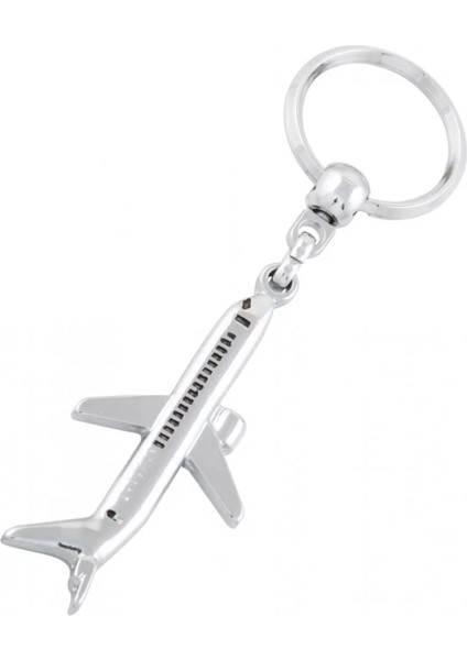 Yolcu Uçağı Metal Anahtarlık