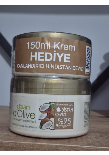 D'olive Besleyici Hızlı Emilen Hindistancevizli Krem 300 ml 150 ml Hediye modelleri