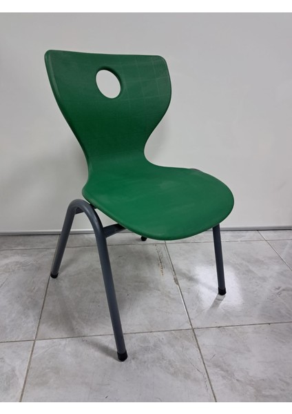 Metal Ayaklı Renkli Monoblok Okul kurs Öğrenci Sandalyesi