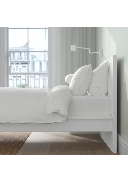 Tek Kişilik Karyola, Beyaz, 120X200 Cm, Ekstra Sert fırsatları