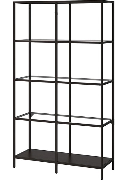 Açık Raf Ünitesi, Venge-Cam, 100X36X175 cm