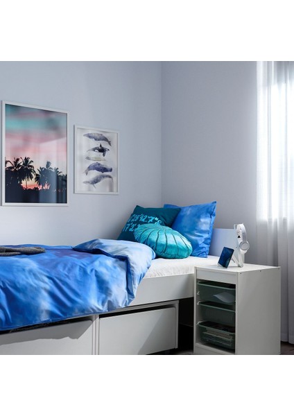 Saklama Ünitesi, Beyaz-Açık Yeşil, 34X44X55 cm fırsatları