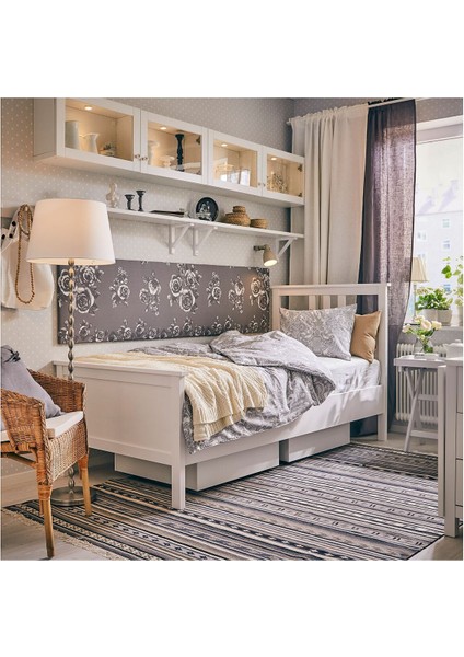 Tek Kişilik Karyola, Beyaz Vernik, 90X200 cm fiyatları