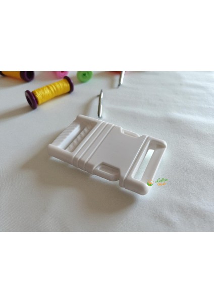 Plastik Çanta Tokası 10 Adet 3 cm Beyaz Plastik Bel , Sırt Çantası Tokası modelleri
