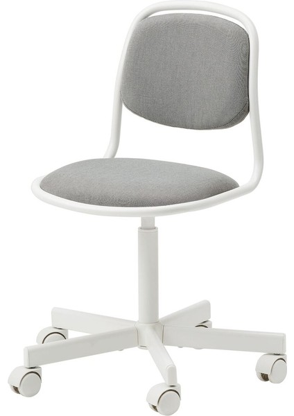 Çocuk Çalışma Sandalyesi, Beyaz-Vissle Açık Gri