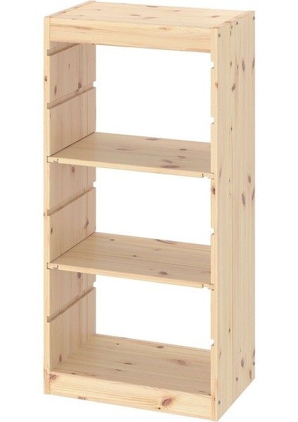 Saklama Ünitesi, Çam, 44X30X91 Cm, Raflı