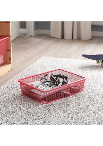 Saklama Ünitesi, Çam-Açık Kırmızı, 93X44X52 cm modelleri