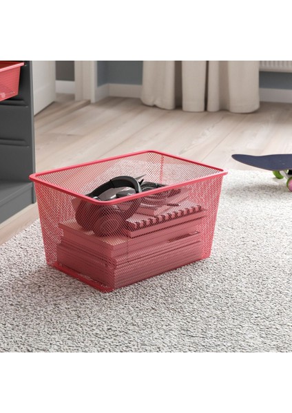 Saklama Ünitesi, Gri-Açık Kırmızı, 99X44X94 cm modelleri