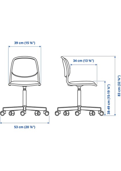 Çocuk Çalışma Sandalyesi, Beyaz-Vissle Yeşil fırsatları