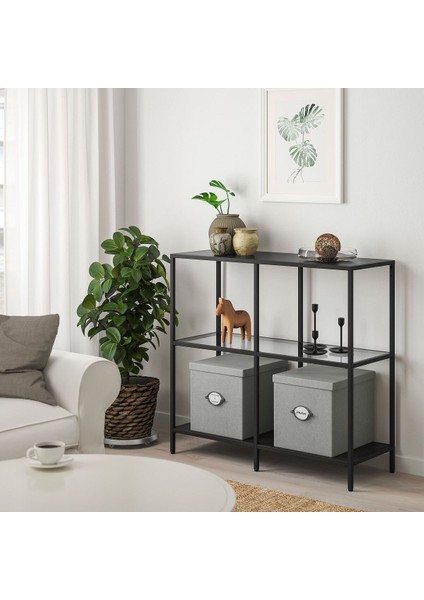 Açık Raf Ünitesi, Venge-Cam, 100X93 cm fırsatları