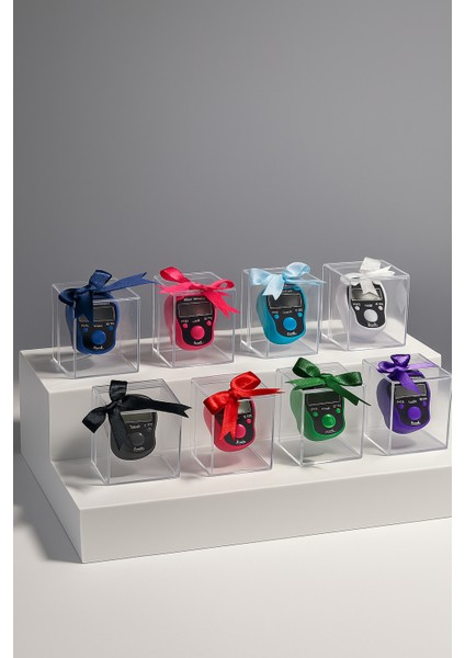 Hediyelik (Mevlid Çeyizlik Hac Umre) Sesli LED Işıklı Kutulu Zikirmatik-Mor Renk 1 Adet fiyatları