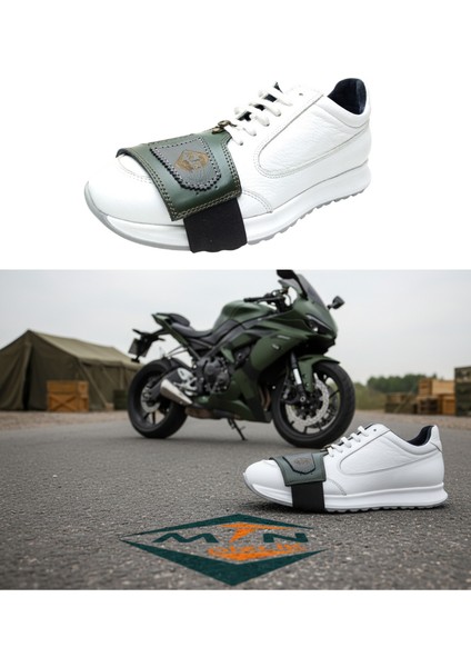 MTN Mak77 Motosiklet Ayakkabı koruma pedleri, vites ayakkabı koruyucu, Motosiklet vites pedi , motosiklet deri aksesuar