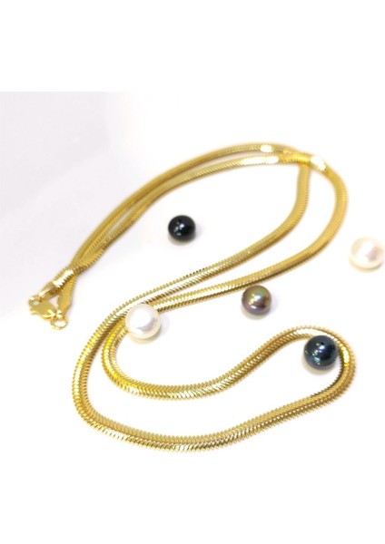 3.5mm 60CM Balık Sırtı Zincir Kolye 14 Ayar Altın Hd Videolu