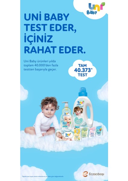 Unı Baby Şampuan 900ML %70 Nemlendirici