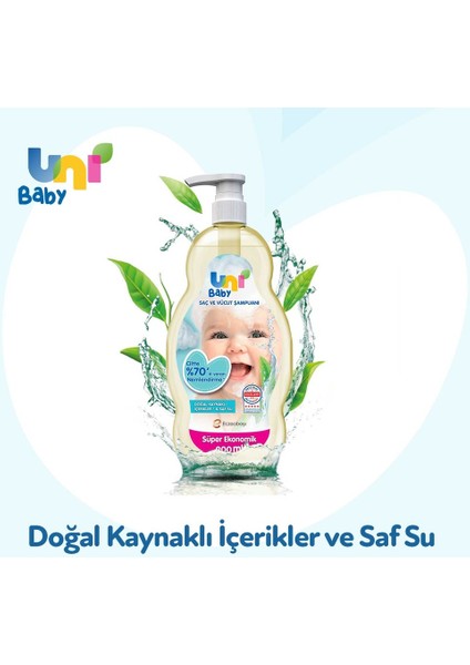 Unı Baby Şampuan 900ML %70 Nemlendirici