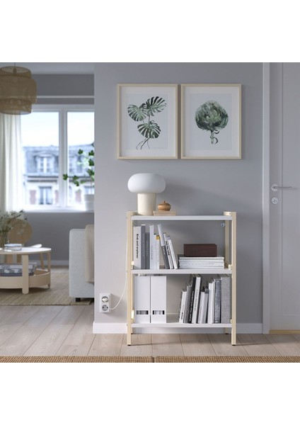 Açık Raf Ünitesi, Beyaz-Titrek Kavak, 70X34X86 cm fiyatları