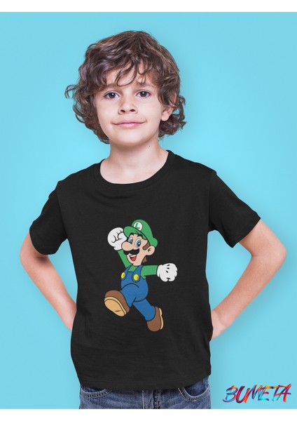 Super Mario Luigi Çocuk Tişört T-Shirt fiyatları