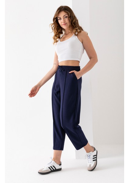 Kadın Modal Balon Model Likralı Pantolon Yumuşak Doku Beli Lastikli Çımalı Bilek Pantolon fiyatları