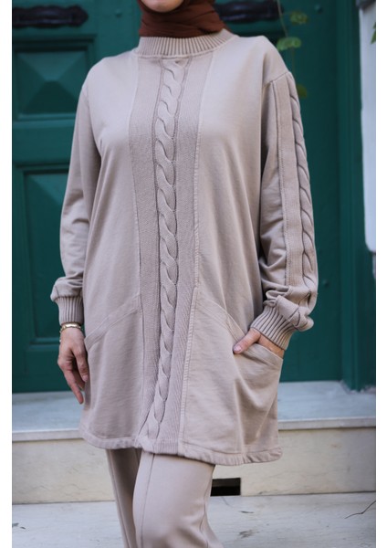 Yanları Cepli Iki Iplik Triko Takım indirimleri