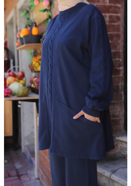 Yanları Cepli Iki Iplik Triko Takım indirimleri