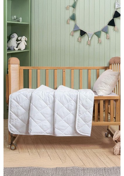 | Beyaz Bebek Yorganı 95X145 cm Yumuşacık Mikrofiber fırsatları