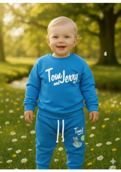 Laura Baby Tom ve Jerry Erkek Çocuk Alt Üst Eşofman Takımı