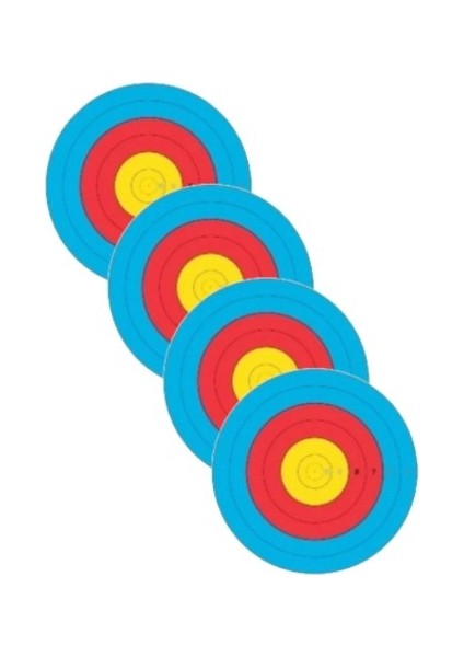 Açık Hava 50 Metre Için Hedef Yüzü (Kağıdı) Fita 80CM-6 Halkalı - 4lü Pk -1060331