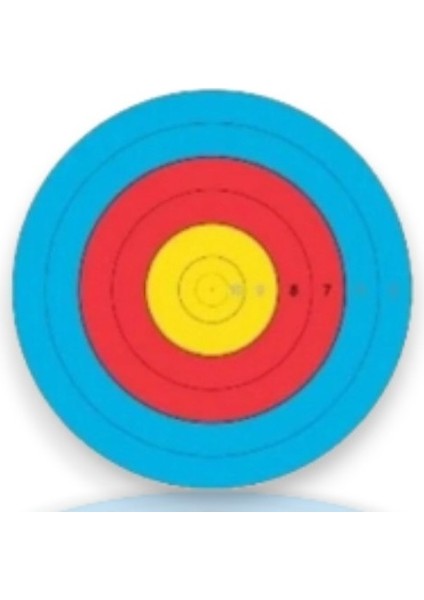 Açık Hava 50 Metre Için Hedef Yüzü (Kağıdı) Fita 80CM-6 Halkalı - 4lü Pk -1060331 indirimleri