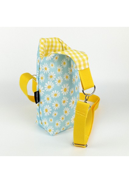 1 Litrelik El Yapımı U Model Papatya Desenli Matara Kılıfı modelleri