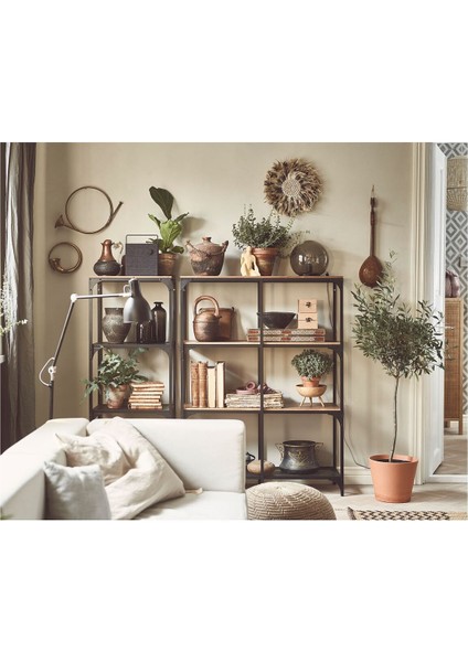 Açık Raf Ünitesi, Siyah, 50X136 cm fırsatları