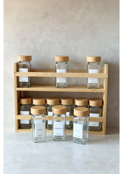 25'li Beyaz Baharatlık Etiketi (%100 Suya Dayanıklıdır)