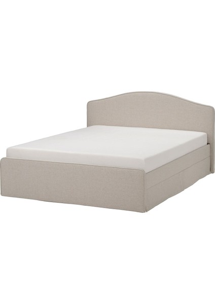 Çift Kişilik Karyola, Kilanda Açık Bej, 140X200 cm