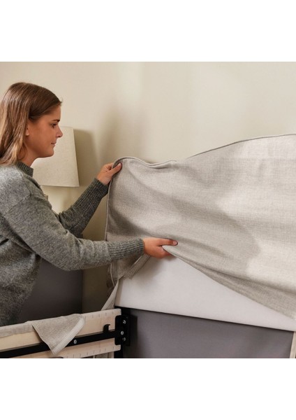 Çift Kişilik Karyola, Kilanda Açık Bej, 140X200 cm modelleri