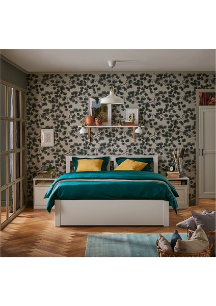 Çift Kişilik Baza, Beyaz, 140X200 Cm, 4 Çekmeceli fiyatları