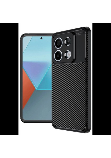 Xiaomi Redmi Note 13 Pro 4g Kılıf Auto Focus Karbon Kapak