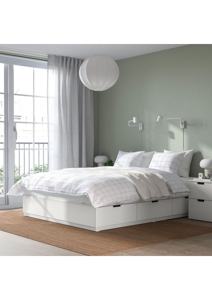 Çift Kişilik Baza, Beyaz, 140X200 Cm, Ekstra Sert fırsatları