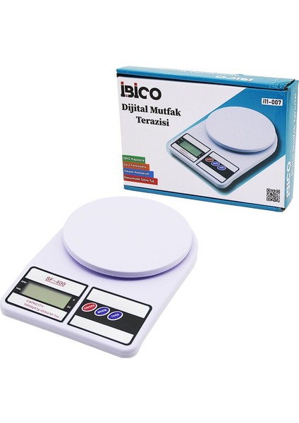 Dijital - Pilli Mutfak Terazisi Tartı 10KG / 1gr (5067)